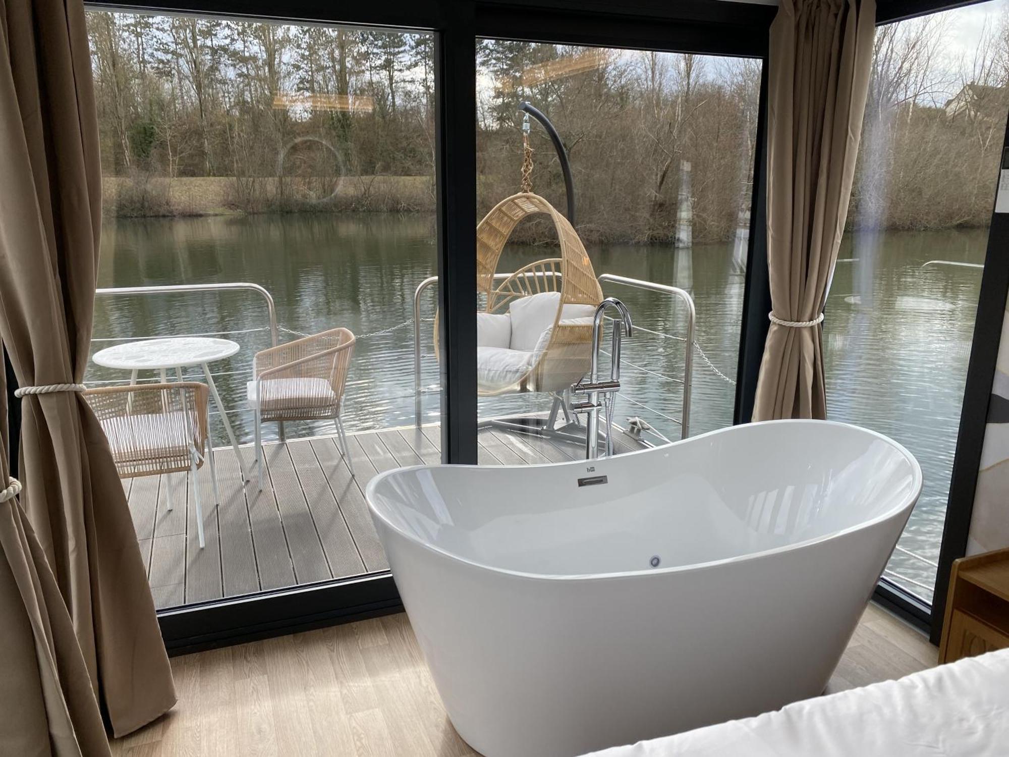 L'Escale Royale Saint-Martin-La-Garenne Port Ilon - Seine - Giverny Eksteriør bilde