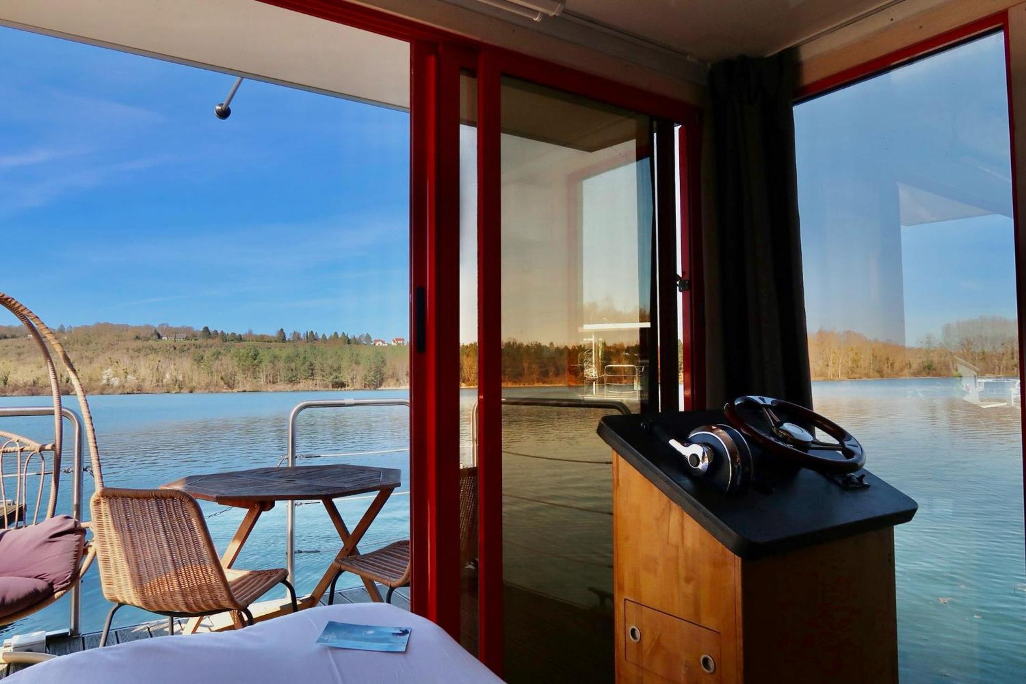 L'Escale Royale Saint-Martin-La-Garenne Port Ilon - Seine - Giverny Eksteriør bilde