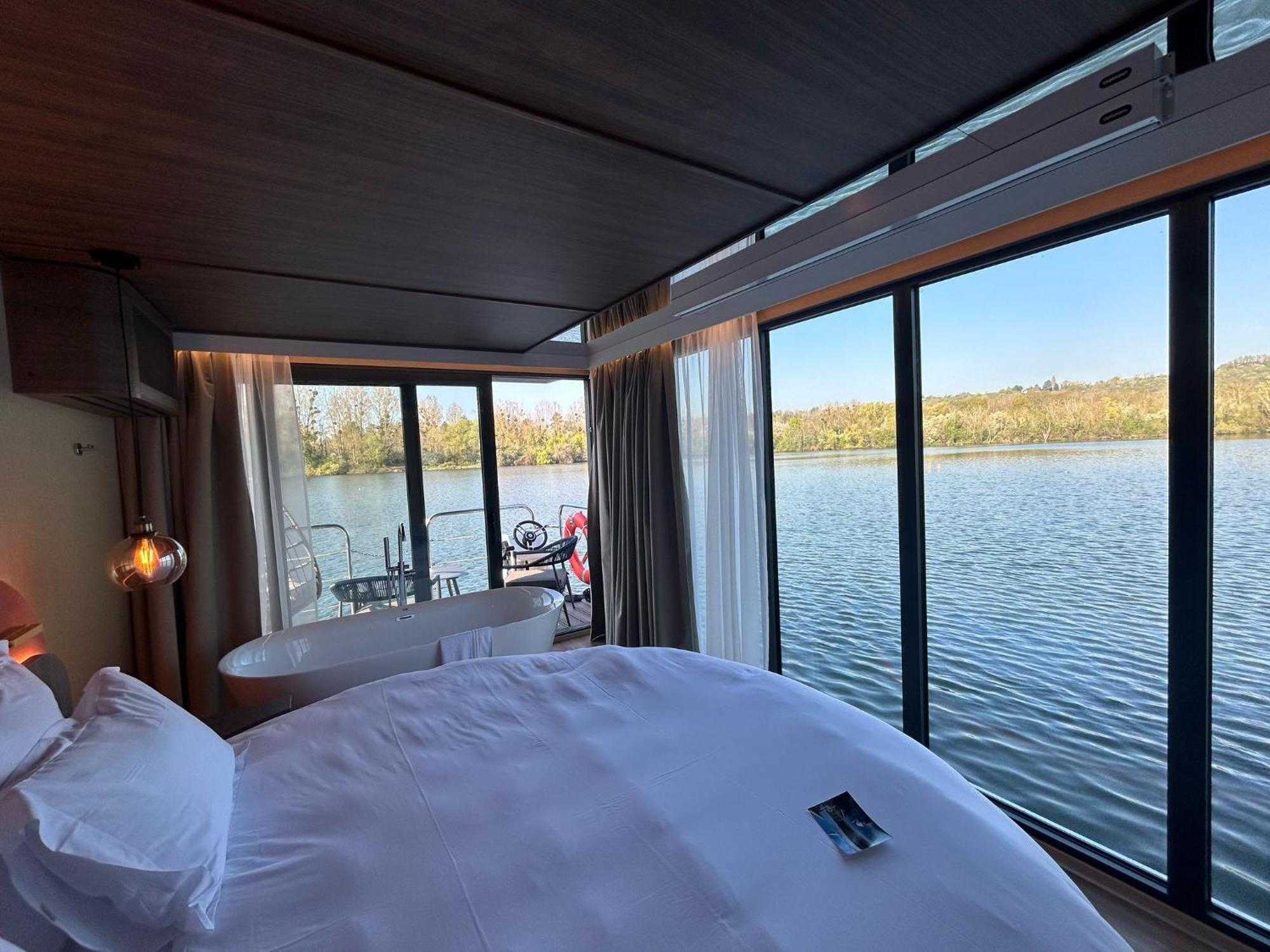L'Escale Royale Saint-Martin-La-Garenne Port Ilon - Seine - Giverny Eksteriør bilde